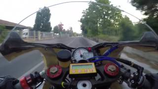 aprilia RS 125 acceleration  shifting at 12000 rpm [upl. by Eelah578]