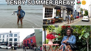 EXPLORE TENBY WALES WITH ME Travel Vlog  Life in UK [upl. by Hoebart]