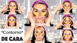 CÓMO CONTORNEAR SEGÚN LOS TIPOS DE ROSTRO  MAQUILLAJE CORRECTOR  Ana Del Toro [upl. by Atteuqnas]