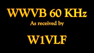 NEW Passive Antenna for WWVB VLF and LF and a Band scan [upl. by Omrelliug]