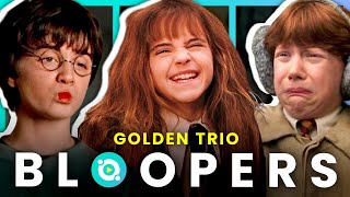 Harry Potter Best and Funniest Golden Trio Bloopers  OSSA Movies [upl. by Yllier429]