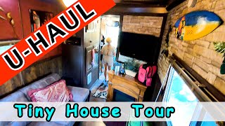 Box Truck Conversion  Uhaul Truck Camper Tour  Full Time RV Living [upl. by Ariik16]