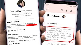 How to Recover a Disabled Instagram Account 2024  Your Account has been Disabled Instagram Solution [upl. by Eanar]