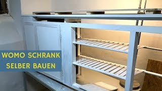 Wohnmobil Selbstausbau Schrank bauen leicht gemacht [upl. by Christye]