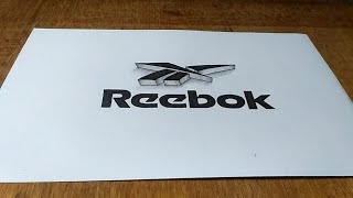 How to Draw Reebok Logo in 3D [upl. by Hammer]