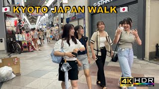 4K Kyoto Walk 🇯🇵Shijo KawaramachiNightKyogokuJapanWalking [upl. by Akitan]