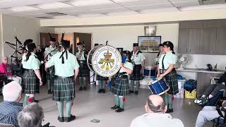 2024 North Sask Regimental Pipes amp Drums performance at Biggar amp District Health Centre [upl. by Ohnuj]