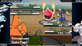 Pokemon VGC 2013 Autumn Regionals  Chalkey vs Wolfey [upl. by Adnuhsed816]