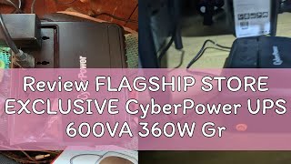 Review FLAGSHIP STORE EXCLUSIVE CyberPower UPS 600VA 360W Green 1 Year WA For Battery [upl. by England]