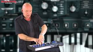 Novation Mininova Synthesizer Live Demo im Music Store [upl. by Jorgenson8]