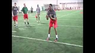 QB Drills  Tom Herman [upl. by Arabrab]