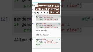 IF Else Statements in python like pro   Intelligence Logic [upl. by Christiane]