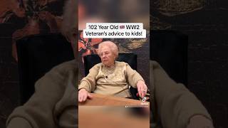 102 Year Old 🇬🇧 WW2 Veteran’s advice to kids history ww2 [upl. by Asaph]