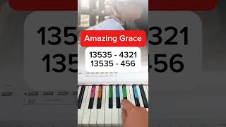 Amazing Grace  Easy Piano Tutorial for Beginners [upl. by Ainollopa]