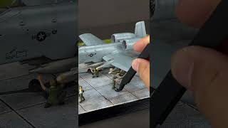 172 A10 Thunderbolt II airfield diorama probuiltmodel [upl. by Gabler]