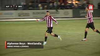 Samenvatting Alphense Boys  Westlandia zaterdag 26 november [upl. by Utir]