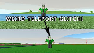 Weird Teleportation Glitch In PTFS  Roblox Pilot Training Flight Simulator [upl. by Argyle]