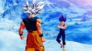 Goku vs Vegeta New All Transformations Fight in Dragon Ball Z Kakarot Mod Battles [upl. by Edge]