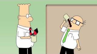 Dilbert Animated Cartoons  The Pang of Caring The Key to Happiness and Top Performer [upl. by Eilyak]