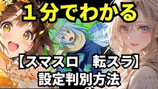 【スマスロ 転生したらスライムだった件】1分でわかる設定判別方法 [upl. by Sirk776]