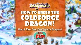 Dragonvale  How to Breed the Coldforge Dragon [upl. by Oiramaj]