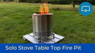 Ideal for Camping  Solo Stove Mesa XL Table Top Fire Pit [upl. by Agnizn436]