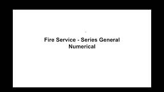 Numerical Reasoning Test  Fire Service Exam General Series [upl. by Timotheus]