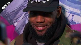 LeBron James on fight with Enes Kanter amp win over the Knicks [upl. by Liew]