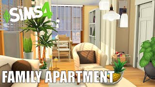 Bright Family Apartment 🏠 The Sims 4  404 Pinecrest Apartments  Renovation Speed Build [upl. by Eillek]