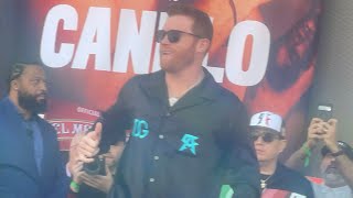 Canelo y Jaime Munguía llegan al pesajeCanelo amp Munguia Arrives at Weigh In [upl. by Lilaj858]