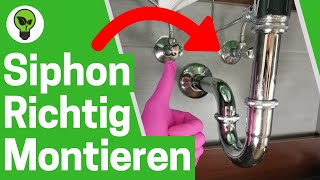 Siphon Montieren Waschbecken ✅ULTIMATIVE ANLEITUNG Wie Waschtisch Röhrengeruchsverschluss Einbauen [upl. by Namrej213]