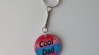 How To Create A Cool Fathers Day Key Chain  DIY Style Tutorial  Guidecentral [upl. by Sineray]