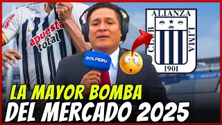 URGENTE PRIMERA GRAN NOTICIA PARA EL APERTURA 2025 ALIANZA LIMA BUSCA ALIANZA LIMA NOTÍCIAS [upl. by Layor]