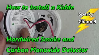 Kidde Hardwired Smoke and Carbon Monoxide Detector with Battery Backup and Voice Alarm Installation [upl. by Atsylac]