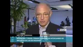 Argentina y Brasil firman convenio de intercambio de archivos de las dictaduras [upl. by Milon]