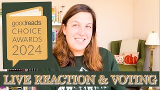 🏆 GoodReads Choice Awards 2024 Live Reaction amp Voting [upl. by Rysler37]