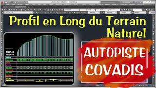 6 Profil en long du terrain naturel AUTOPISTE V16 [upl. by Tnattirb]