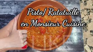 PISTO EN MONSIEUR CUSINE Pisto Ratatuille monsieurcuisinethermomix mambo [upl. by Anerom]