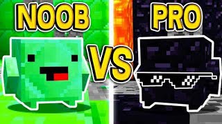 MINECRAFT EMERALD BLOCK vs OBSIDIAN BLOCK [upl. by Pazice]