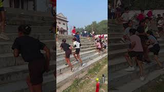 stair workout speed challange cgpolice [upl. by Odidnac]