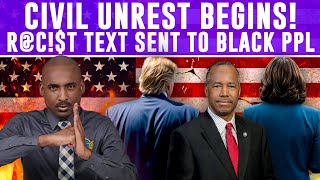 Civil UnRest Begins In Cities RacT Texts Sent To Black People SDAs Will Be Marked For UnAlive [upl. by Notyalk868]