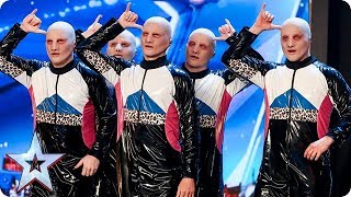 Could ALIENS win BGT Baba Yega are out of this world  Auditions  BGT 2018 [upl. by Anisamot843]