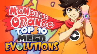 Top 10 Mega Evolutions Pokémon X and Y [upl. by Anitnelav]