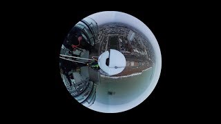 Abseiling out of Brightons i360  in 360 [upl. by Retsam]