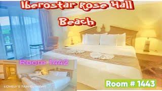 IBEROSTAR WAVES ROSE HALL BEACH MONTEGO BAY JAMAICA ROOM 1443 AND 1442 REVIEW [upl. by Layol]