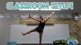 Classroom Setup DAY 1  Teacher Vlog [upl. by Atinihs95]