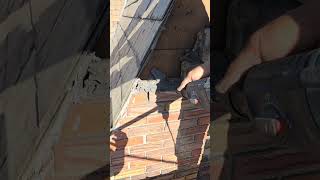 Hammerdrill in chipping hammer mode construction brick repair work demo demolition difficult [upl. by Astrahan]