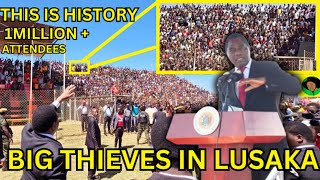 President Hichilema Mentions The Big Thieves In Lusaka pf upnd [upl. by Naxela]