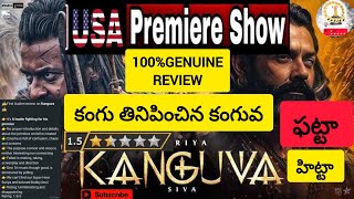 Kanguva Movie Review  USA Premiere Show  Suriya  Bobby Deol  DSP  Genuine Review [upl. by Namielus269]