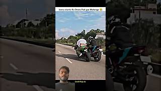 Motovloggerjannustunts Crash 💥 motovlog crash superbike zx10r ninja shorts shortsfeed [upl. by Marelya228]